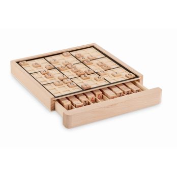 SUDOKU Sudoku-Brettspiel Holz