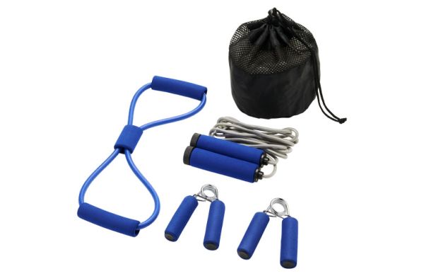 Dwayne Fitness-Set - royalblau 