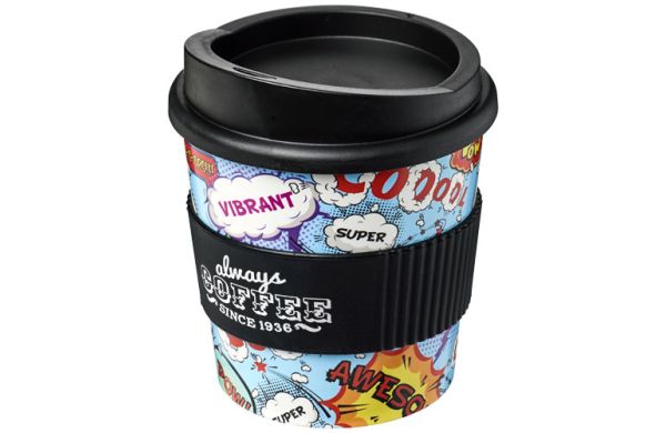 Brite-Americano® Primo 250 ml Becher mit Schutzring - schwarz 