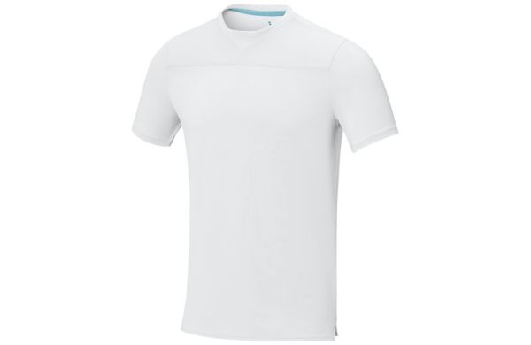 Borax Cool Fit T-Shirt aus recyceltem  GRS Material für Herren - weiss XS