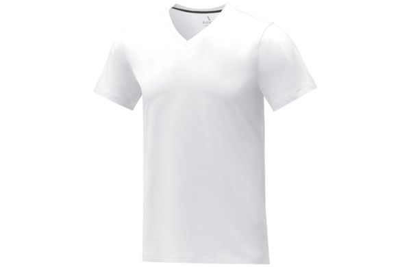 Somoto T-Shirt mit V-Ausschnitt für Herren - weiss XS