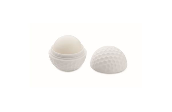 GOLF Lippenbalsam Golfball - weiß