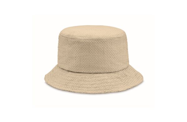 BILGOLA+ Bucket Hut Papierstroh - beige