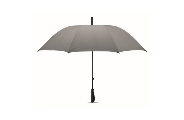 VISIBRELLA Reflektierender Regenschirm - silber matt