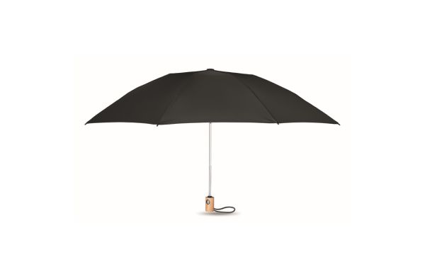 LEEDS Regenschirm 23'' RPET - schwarz