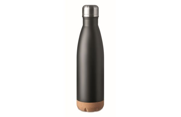 ASPEN CORK Doppelwandige Isolierflasche - schwarz