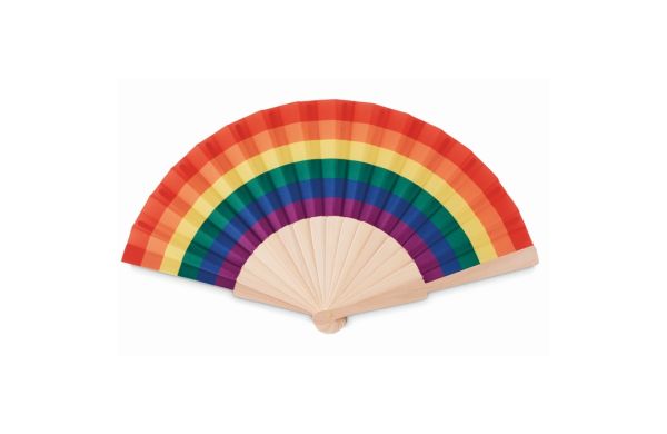 BOWFAN Fächer regenbogenfarbig - bunt