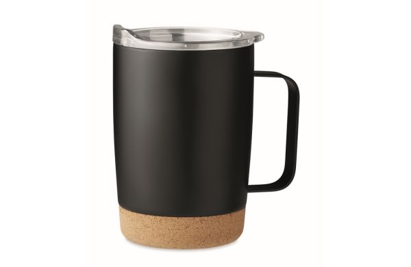 RUBY Doppelwandiger Becher 300ml - schwarz