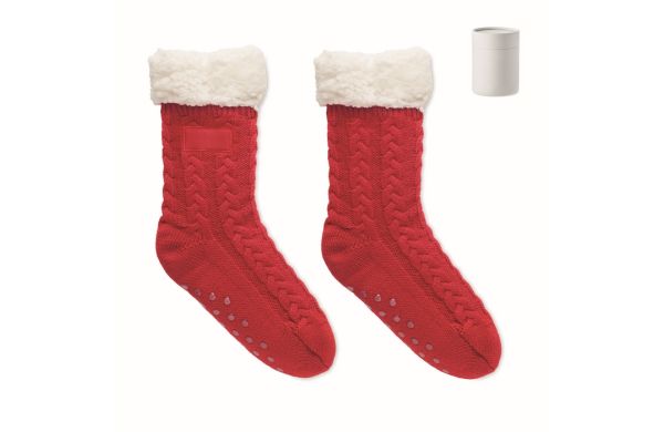 CANICHIE L Anti-Rutsch-Socken Gr. L - rot