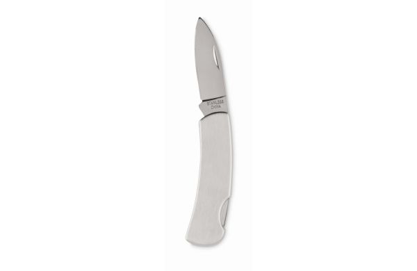 MONSON Taschenmesser Edelstahl - silber matt