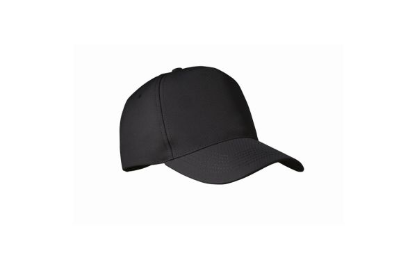 SENGA RPET Baseball Kappe 5 Panels - schwarz