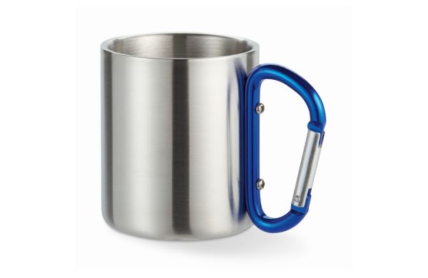 TRUMBO Trinkbecher mit Karabiner - blau