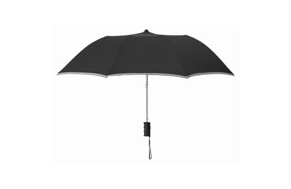 NEON Regenschirm 53cm - schwarz