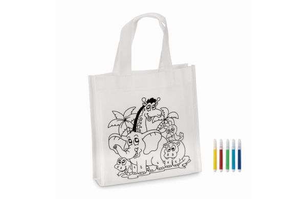 SHOOPIE Kinder Shopping Tasche - weiß