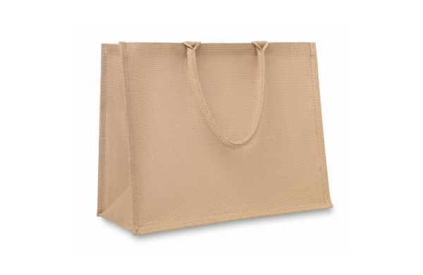 BRICK LANE Jute Shopping Tasche - beige