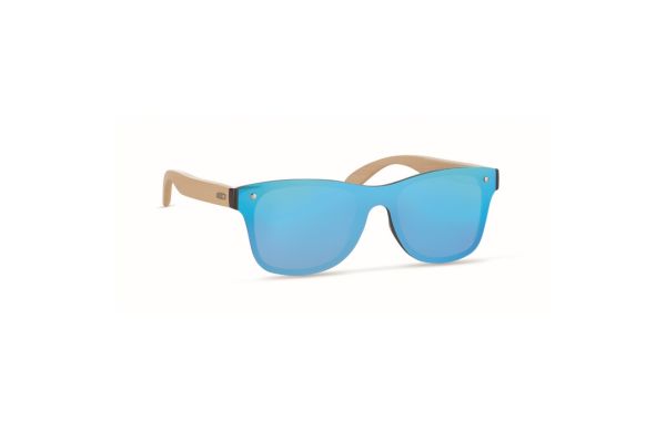 ALOHA Sonnenbrille mit Bambus - blau