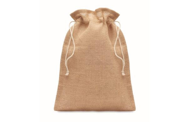 JUTE MEDIUM Medium Jute Tasche 25x32cm - beige