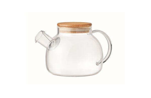 MUNNAR Teekanne Borosilikatglas 850 ml - transparent